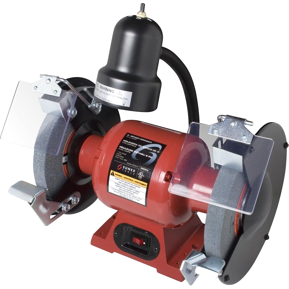 Sunex 8 inch Bench Grinder Power Bench Grinders