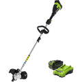 Greenworks 40V 8" Brushless Edger, 4.0Ah USB Battery and Charger Included