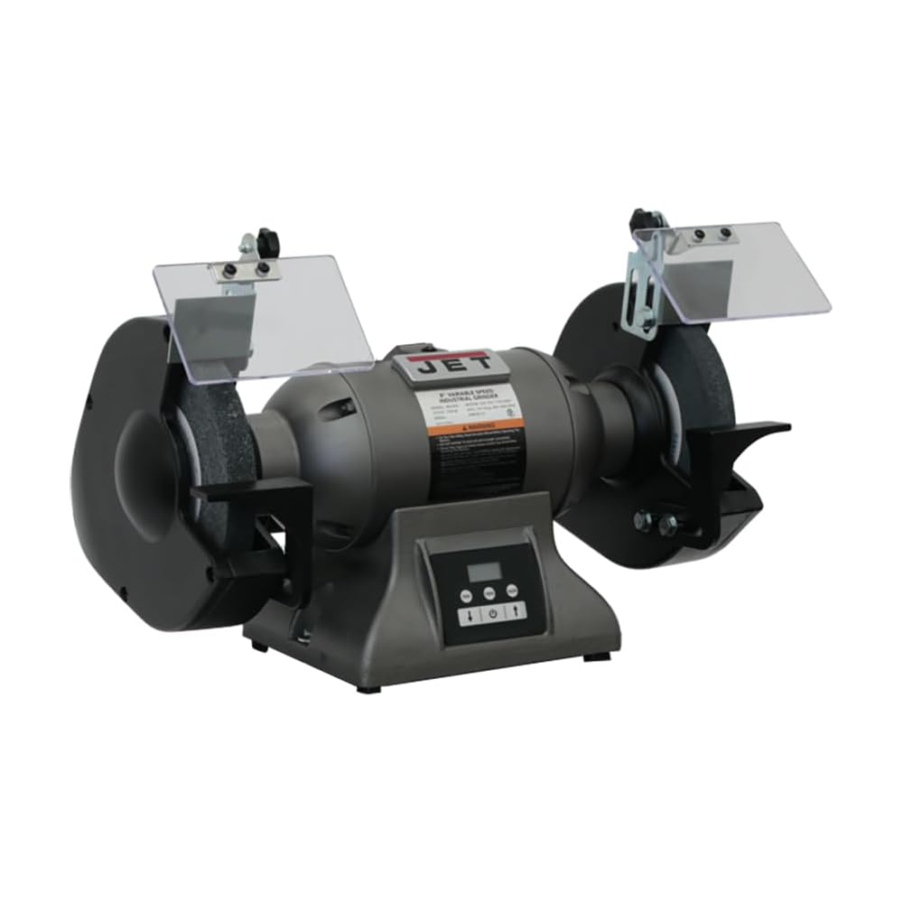 JET 8-Inch Variable-Speed Bench Grinder, 1 HP, 115/230V 1Ph (Model IBG-8VS)