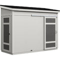 Handy Home Products Cambria 10x4 Outdoor Wood Storage Shed with Full Floor SystemDoes not Include Paint or Roofing Shingles