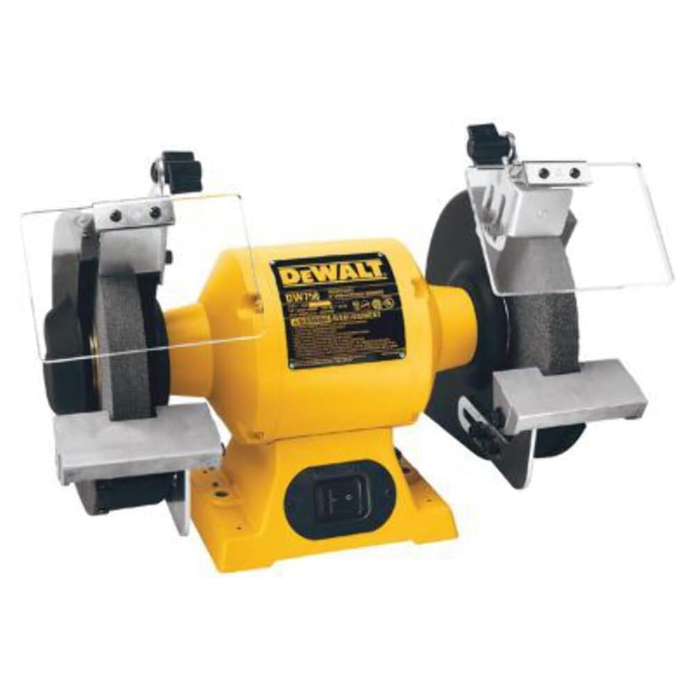 DEWALT 6 Inch Bench Grinder, 3,450 RPM (DW756) Power Bench Grinders
