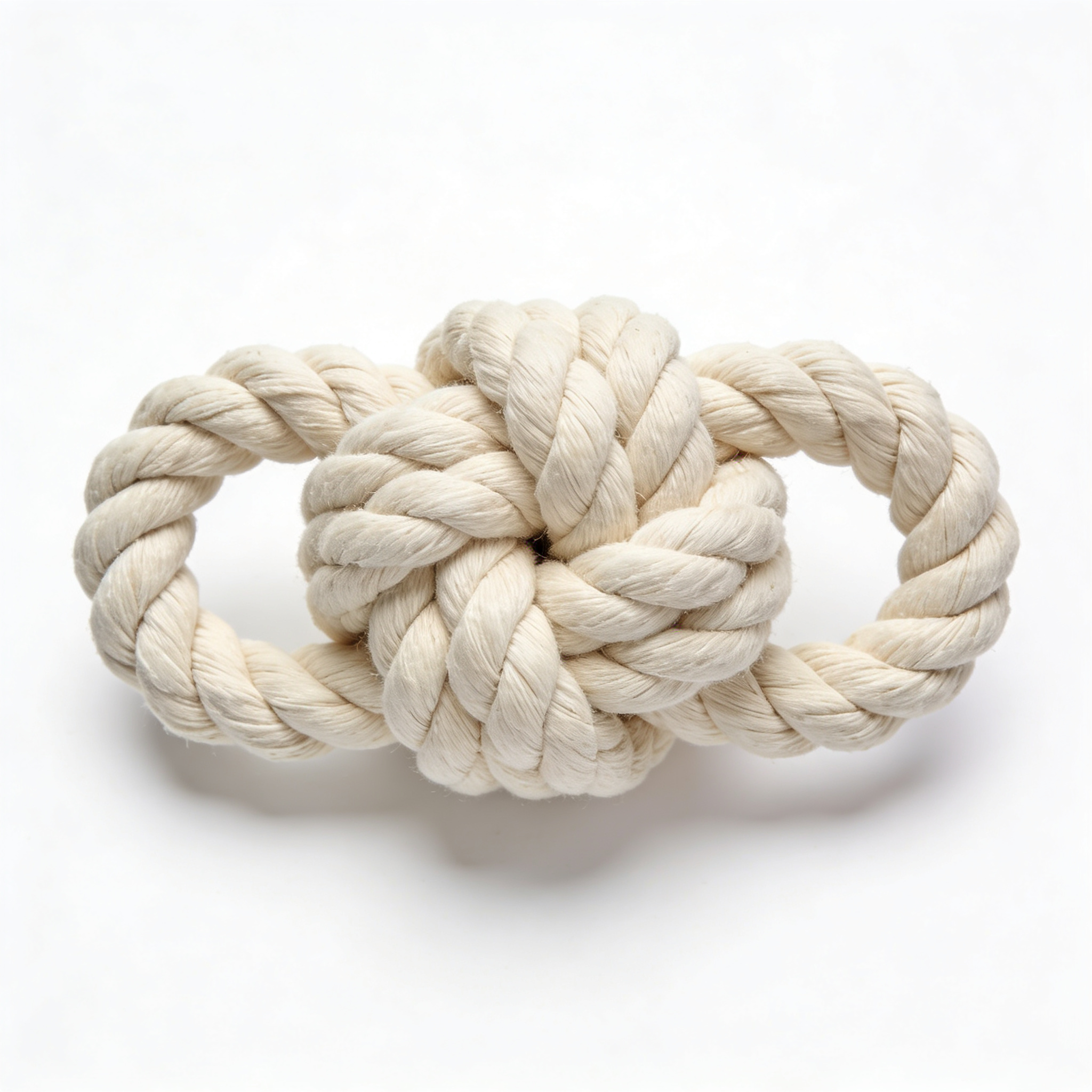 Aorionochm Dog Rope Toys 4 Pack, Puppy Teething Sturdy Cotton Chew Tug Ropes Indoor/Outdoor, Exercise Interactive Tug O'War Toys Set for Boredom Small-Medium Dogs