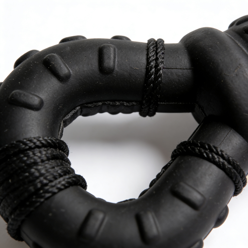 Aorionochm Dog Toys for Aggressive Chewers | Virtually Indestructible Pull Toy for Large Breeds Such as Pit Bulls and German Shepherds | Heavy Duty Tug Dog Toy | Large | Black