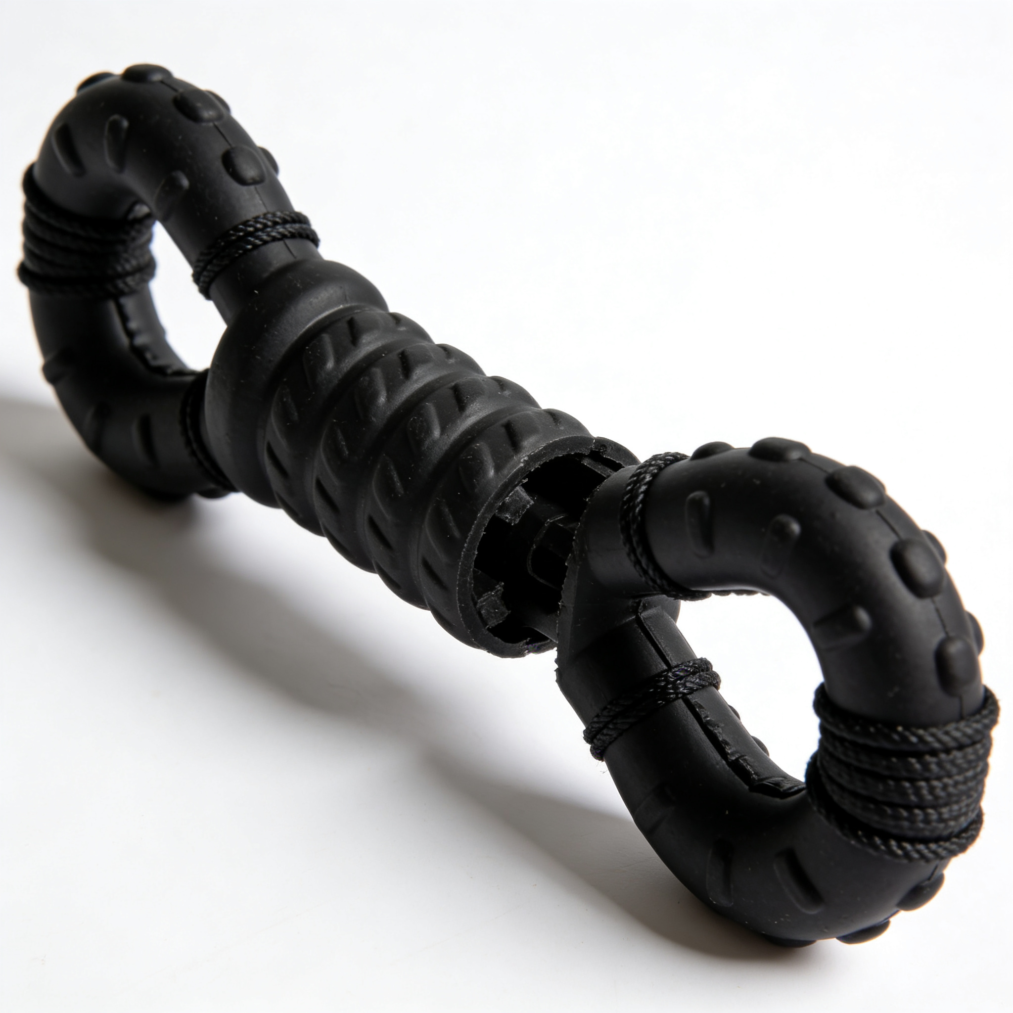 Aorionochm Dog Toys for Aggressive Chewers | Virtually Indestructible Pull Toy for Large Breeds Such as Pit Bulls and German Shepherds | Heavy Duty Tug Dog Toy | Large | Black