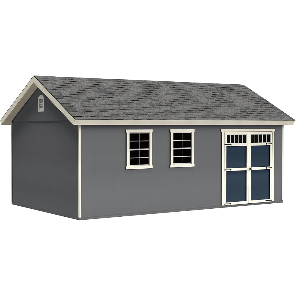 Handy Home Products Beachwood 12x20 DIY Storage Shed